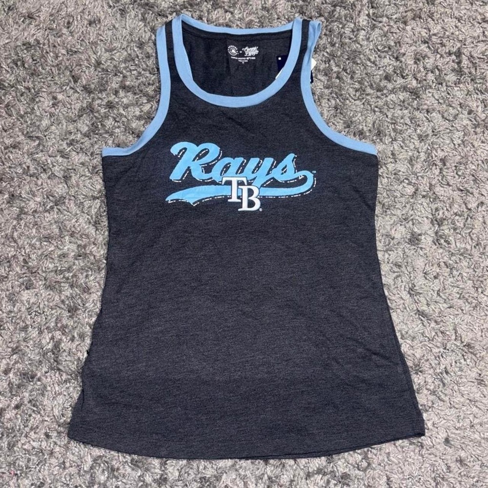 Tampa Bay Rays Campus Lifestyles Tank Top NWT Women's XS *blue *blue